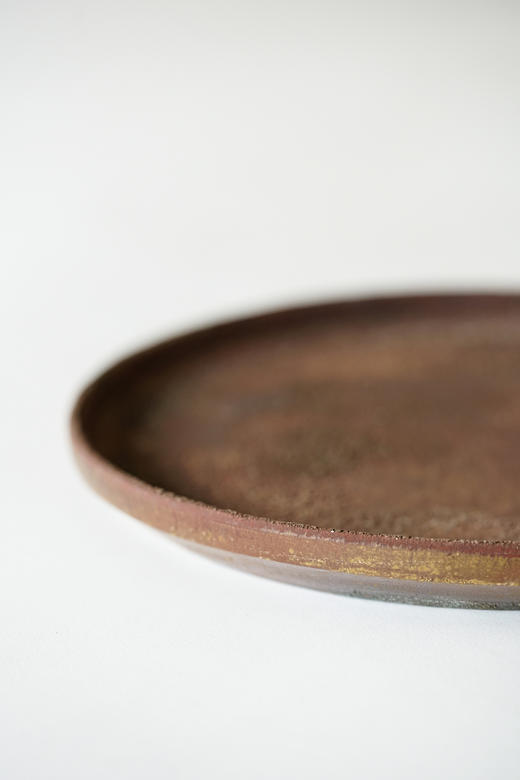 野口悦士18｜19｜20 赤锖｜平皿 商品图2