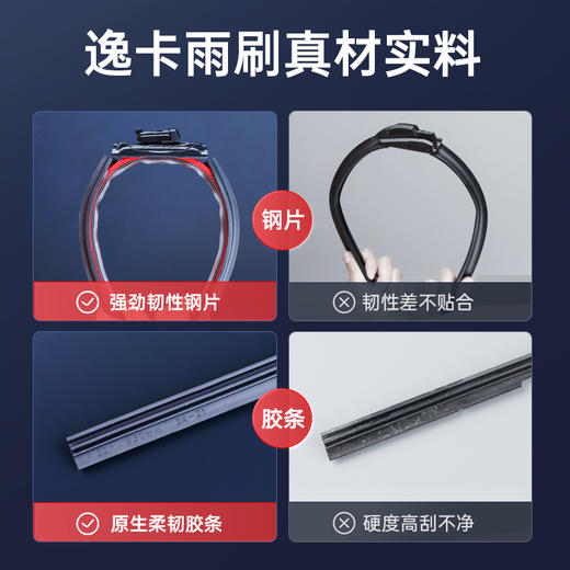 雨刷｜一体高碳钢原装效果 商品图2