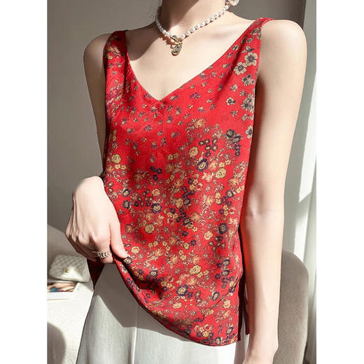 裁缝学苑AQ313新款V领露肩小吊带纸样女装真丝女士内搭背心服装打板 商品图4