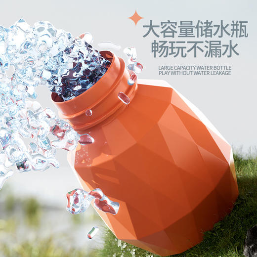 【新款迷你儿童恐龙手动小水枪】夏季滋水枪 鲨鱼萌趣按压喷戏水枪玩具 商品图3