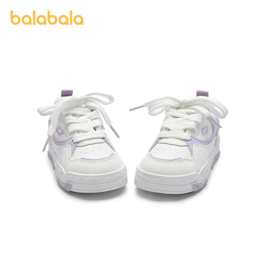 巴拉巴拉童鞋儿童板鞋男童女童小白鞋秋季新款透气鞋子撞色潮 商品图4