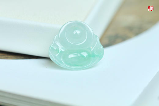 【笑口常开】天然翡翠弥勒佛吊坠  配精美挂绳 商品图5