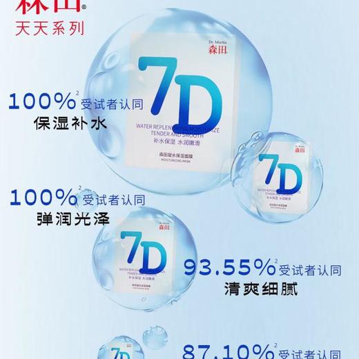 森田7D凝水保湿面膜10片/盒 商品图3