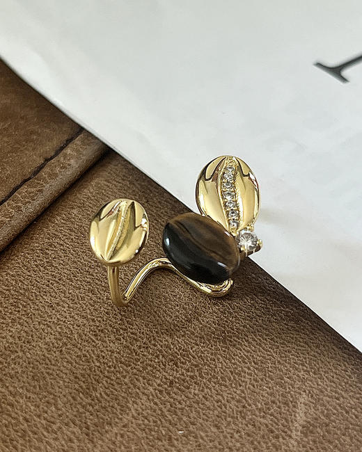 现货 THS 6.29-无 hefang家 咖啡豆 独特造型耳夹 单只耳夹 CU1203 商品图6