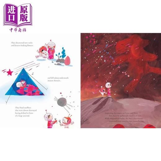 【中商原版】月球上跳舞的狗 Ashling Lindsay The Dog Who Danced on the Moon 英文原版 儿童绘本 动物故事图画书 进口图书 商品图2