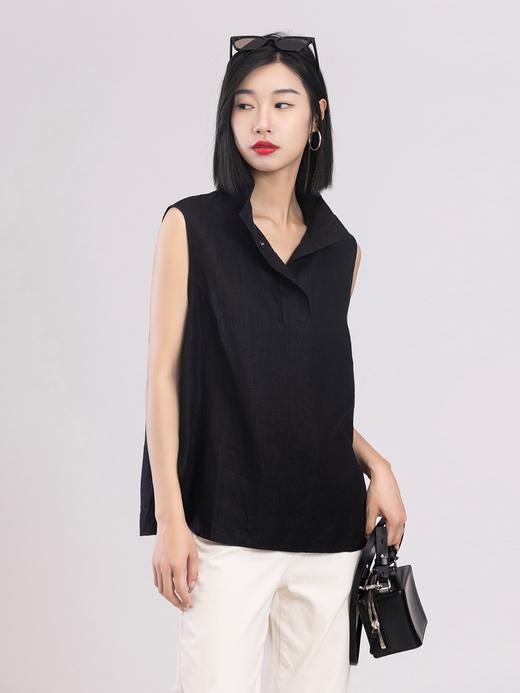 XIAOYU|立领无袖小衫243SY198 商品图2