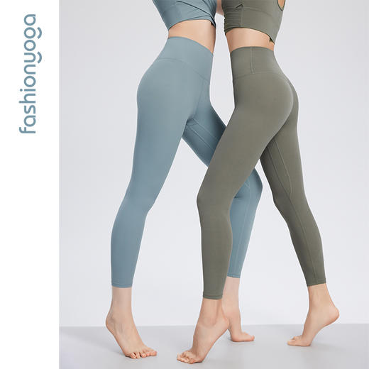 凡圣瑜伽基础薄裸感九分裤 FC14936 商品图12