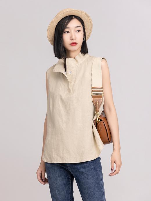 XIAOYU|立领无袖小衫243SY198 商品图0