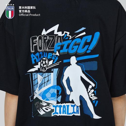 【官方正版】意大利国家队|手绘助威T恤欧洲杯潮流短袖足球迷运动衫 商品图4
