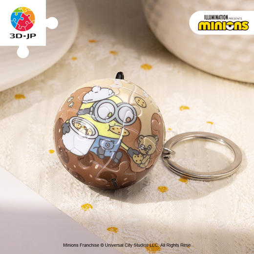 【折扣商品 不退不换】24片 钥匙扣拼图 A3851 Bob&Tim的甜点时光 商品图0