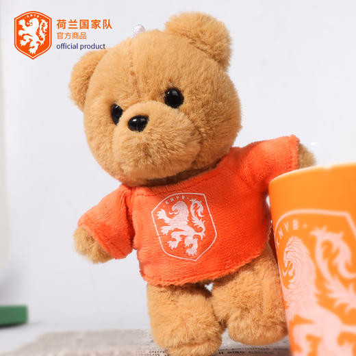 【官方正版】荷兰国家队| 橙色队徽可爱小熊挂件欧洲杯橙衣狮子军团 商品图4