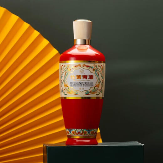 山西杏花村汾酒 竹叶青酒荣耀红 45度露酒 整箱500mlx6瓶包邮 商品图0