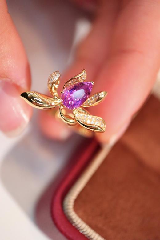 1.15ct 蓝宝石戒指 商品图1