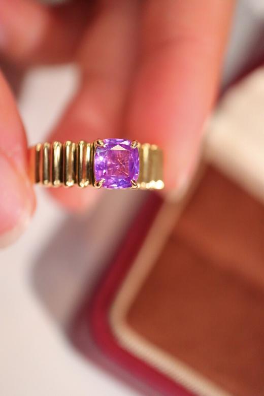1.18ct 蓝宝石戒指 商品图2