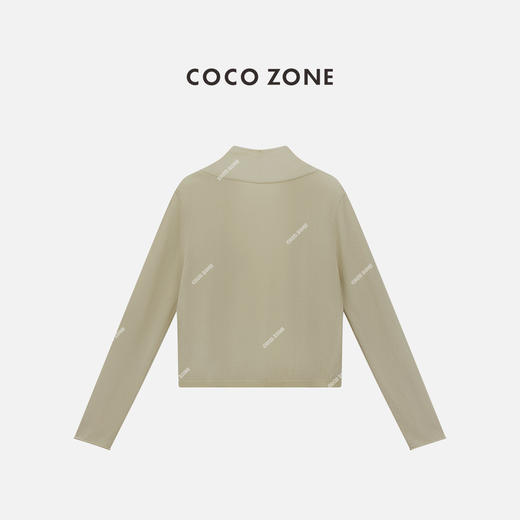 COCO ZONE "茶里开衫”夏季薄款长袖针织开衫休闲百搭上衣CC2B0950 商品图1