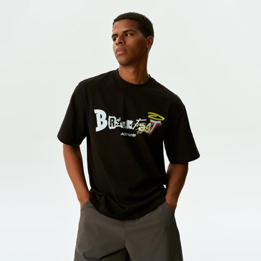 YKYB签名印花T恤夏新款小众潮牌宽松短袖 商品图5