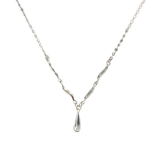 【波浪水滴】S925银不规则项链【JHY-N001626Y】 商品图4