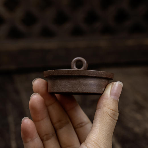 吴顺林 穿心平盖壶 宜兴紫砂原矿茶壶紫砂壶功夫茶泡茶壶茶具仿古 商品图5