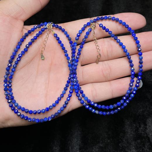 玉美人菲菲HZ#S925青金石项链约3mm-多样性发一 商品图0