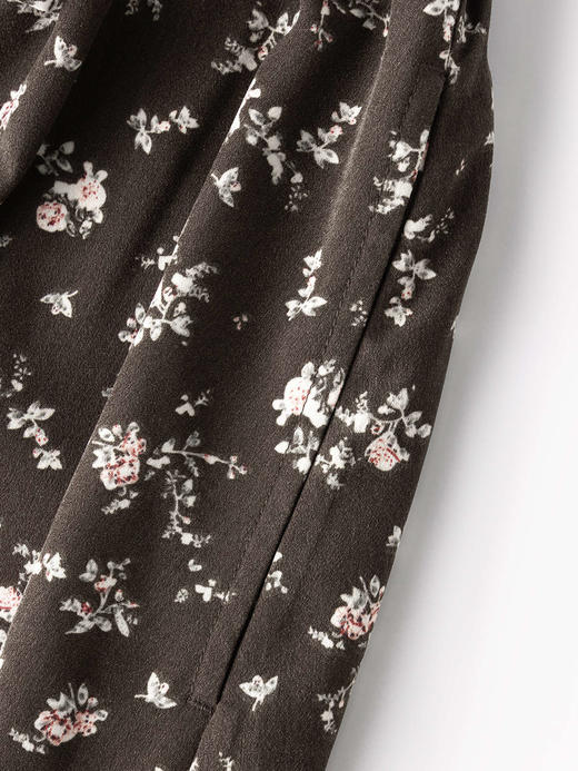 COCO ZONE "晚棠半裙”法式时尚碎花半身裙气质撞色中长裙CC2C1257 商品图6