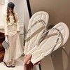 【人字拖鞋女夏外穿】夹趾凉拖 新款网红水钻平底沙滩鞋ins超火 商品缩略图0