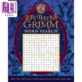 【中商原版】格林兄弟填词游戏 Brothers Grimm Word Search 英文原版 Editors of Thunder Bay Press 生活休闲 益智游戏