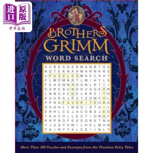 【中商原版】格林兄弟填词游戏 Brothers Grimm Word Search 英文原版 Editors of Thunder Bay Press 生活休闲 益智游戏 商品图0