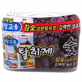 快乐屋冰箱除味剂竹炭150g해피룸 냉장고용 탈취제 참숯