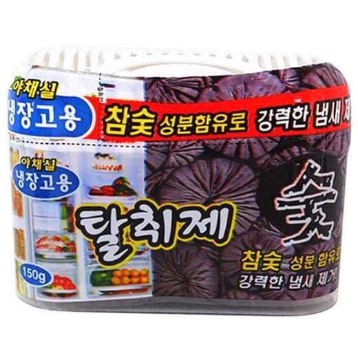 快乐屋冰箱除味剂竹炭150g해피룸 냉장고용 탈취제 참숯 商品图0