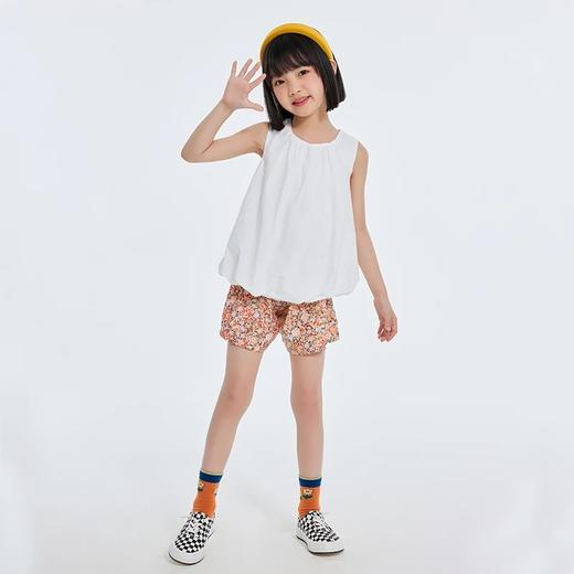 龙之涵短裤裙 纯棉 女童半身裙夏天洋气儿童防走光裙裤夏季宝宝短裙子 商品图5