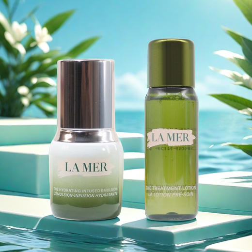 春季焕新【全球购】LAMER海蓝之谜保湿精粹水30ml+精粹乳15ml·现货速达 商品图0