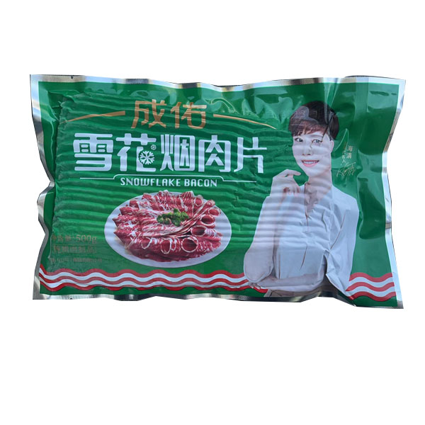 【8.5元/袋】成佑雪花烟肉片500g（0800056）