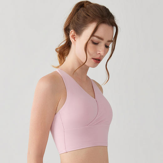 新款瑜伽背心女固定杯交叉性感美背吊带健身上衣跑步运动内衣  BM  000  MZ-147 商品图3