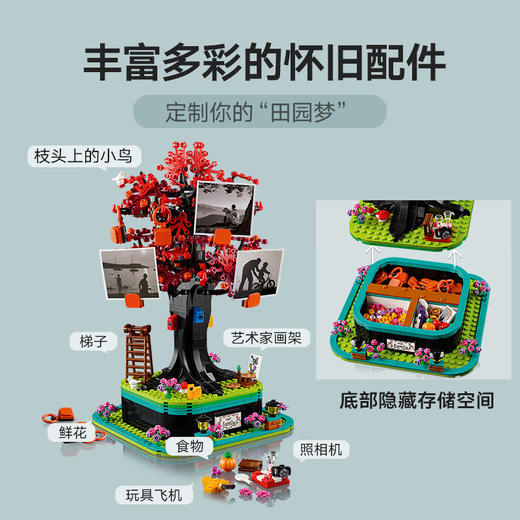 乐高积木L21346乐高IDEAS系列家庭树 商品图4