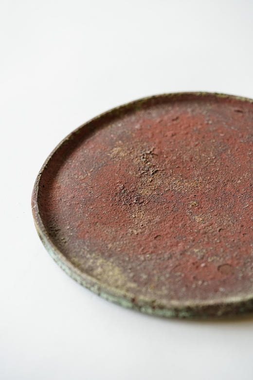 野口悦士18｜19｜20 赤锖｜平皿 商品图9