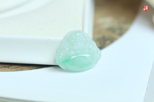 【笑口常开】天然翡翠弥勒佛吊坠  配精美挂绳 商品图4