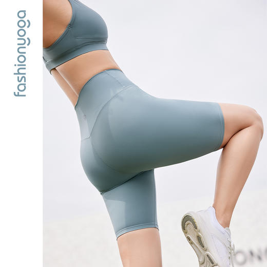 凡圣瑜伽基础薄裸感五分裤 FC14513 商品图8