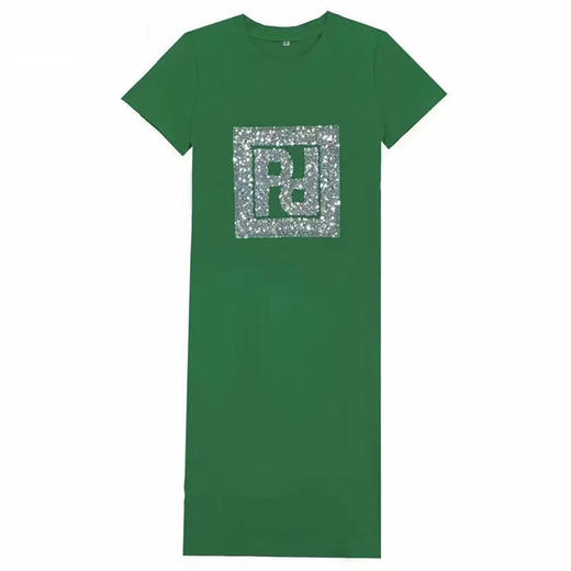 时尚百搭修身休闲女士亮片连衣裙夏季新款小众设计感裙子WX092-DJ99 商品图7