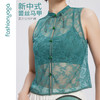 凡圣瑜伽新中式蕾丝马甲 F14229 商品缩略图0