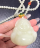 【精品】和田玉吊坠-羊脂玉大佛公 商品缩略图0