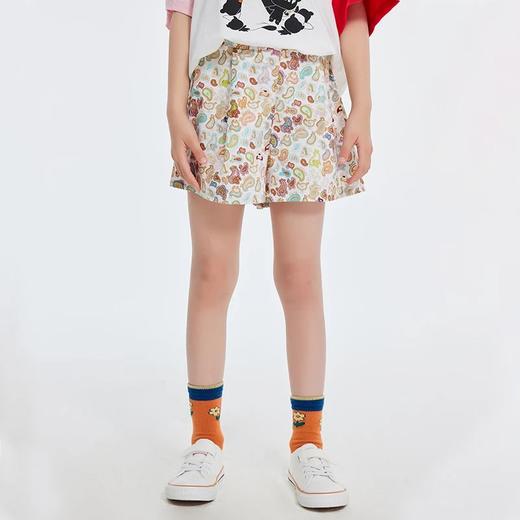 龙之涵短裤裙 纯棉 女童半身裙夏天洋气儿童防走光裙裤夏季宝宝短裙子 商品图2
