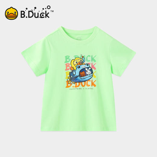 B.Duck小黄鸭童装夏季短袖T恤110-160 BF2501987 商品图2