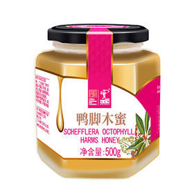 【梅州帮扶】宝生园丨中华老字号蜂蜜 宝生园源生态鸭脚木蜂蜜 500g*1瓶