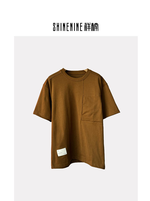 421412144纯色短袖T恤 商品图1