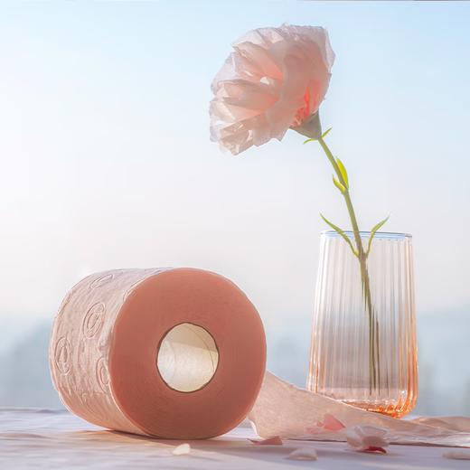 RENOVA粉色乳液卷纸4卷/117924 樱花粉玫瑰乳液卷纸三层超柔软 商品图1