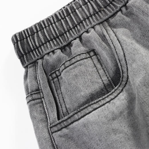 【新品上新】HX 夏季水洗牛仔五分裤宽松版型C207420007101短裤 商品图3