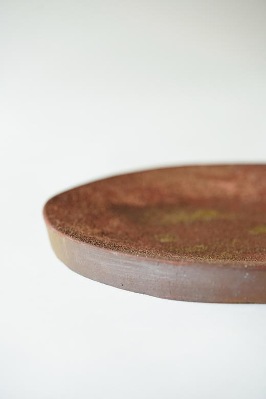 野口悦士15赤锖｜台皿 商品图1