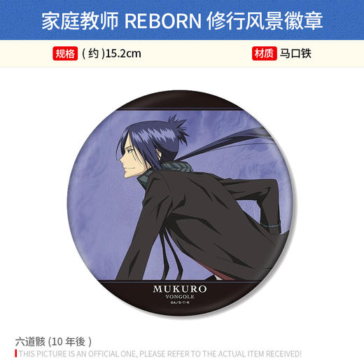 日本正版 家庭教师REBORN 修行风景 吧唧徽章 云雀恭弥周边谷子 商品图4