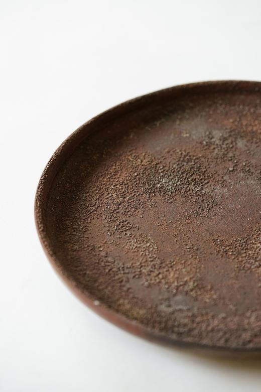 野口悦士18｜19｜20 赤锖｜平皿 商品图1