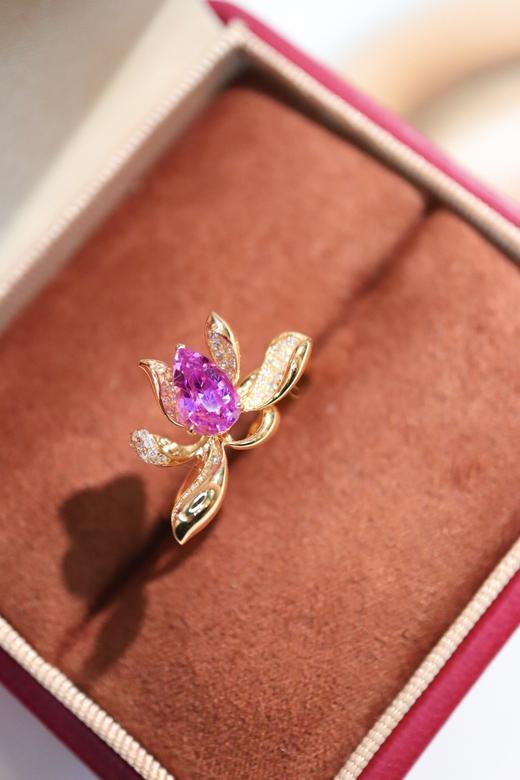 1.15ct 蓝宝石戒指 商品图3